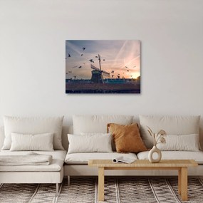Tablou cu moară de vânt (70x50 cm)