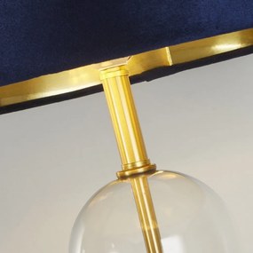 Veioza/Lampa de masa design decorativ Oxford alama/navy