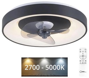 Plafonieră LED cu ventilator JUST LIGHT. 14644-18 VENIKA LED/36W/230V 2700-5000K + telecomandă