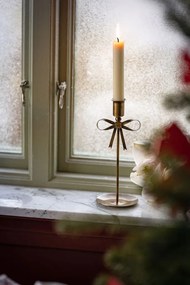 Suport lumânare decorativ vintage din fier și alamă antichizată, „Josefine”