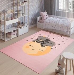 Covor pentru camera copiilor cu elefant Lăţime: 80 cm | Lungime: 150 cm