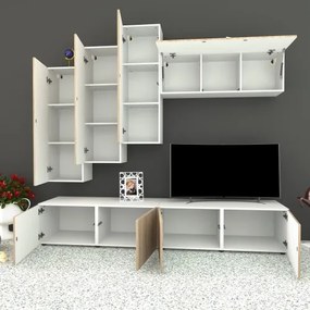 Living Armonia V3 MDF Sonoma - cu sistem &quot;PUSH TO OPEN&quot;