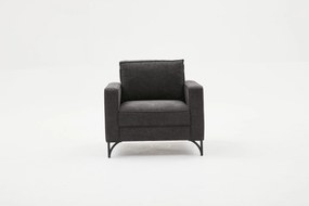 Fotoliu Berlin - Anthracite, Black