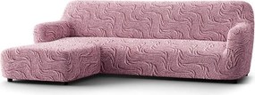 Gaico Huse bielastice BRILLANTE bordo canapea cu otoman stânga (l. 170 - 300 cm)