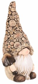 Decorațiune de grădină Pitic cu lopată, 11 x 9 x 21 cm , polyresin