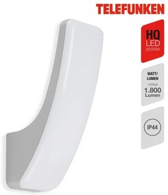 Aplică LED de exterior Telefunken 311604TF LED/15W/230V IP44 argintiu