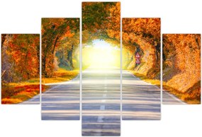 Tablou - Poarta din copaci (150x105 cm)