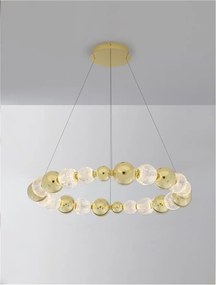 Lustra suspendata LED design elegant BRILLE, 94cm