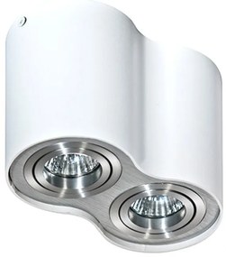 Spot aplicat tavan/plafon stil modern Bross 2 White/Alu