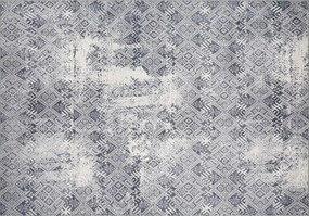 Covor SOUL CHENILLE, 75x150 cm, forma dreptunghiulara, poliester, gri,