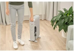 Sencor - Calorifer electric cu ulei, 9 elemente, 3 trepte de putere 800/1200/2000 W, 230 V, alb