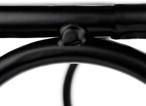 Suport pentru flori, metal, negru, HLAKON
