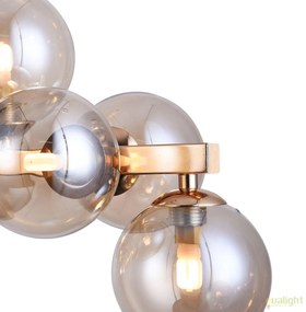 Lustra deosebita cu 25 de surse de lumina Dallas, auriu/ chihlimbar MYMOD547PL-25G