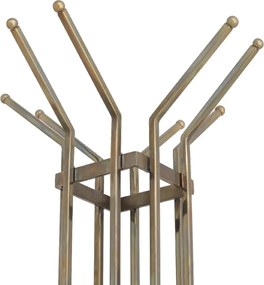 Cuier design LUX din otel inoxidabil si marmura Volterra