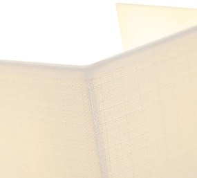 Lampa de perete modernă din iută albă - Vete