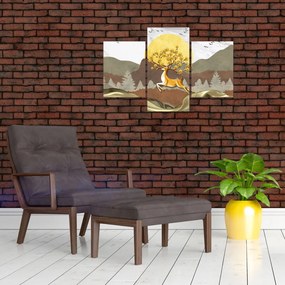 Tablou cu cerb (90x60 cm)