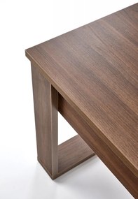 Masuta de cafea Nea patrata nuc inchis L60 cm
