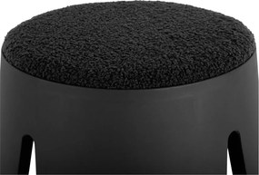 Scaun negru din plastic Savor – Leitmotiv