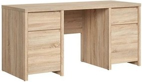 Birou KASPIAN, stejar sonoma, PAL, 160x65x77 cm