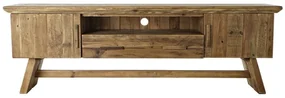 Comoda TV, natur, din lemn reciclat, Auburn