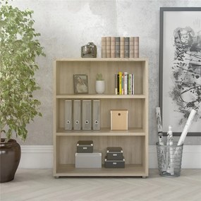 Bibliotecă modulară cu aspect de lemn de stejar 89x113 cm Prima – Tvilum