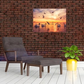 Tablou - Lebedă (70x50 cm)