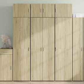 vidaXL Dulap înalt, stejar sonoma, 70x42,5x185 cm, lemn prelucrat