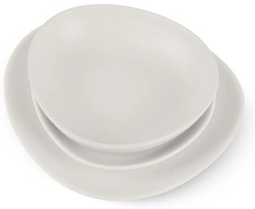 Set farfurii ovale 18 piese Sahara Berlinger Haus BH 10020, crem, moderne