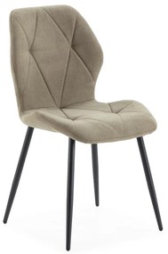 Scaune de dining kaki 4 buc. Luna – Marckeric