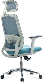 RESIGILAT - Scaun de birou ergonomic din mesh OFF 403 albastru