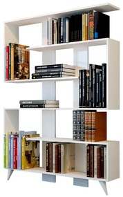 Bibliotecă Rain, alb