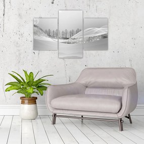 Tablou - Peisaj argintiu (90x60 cm)