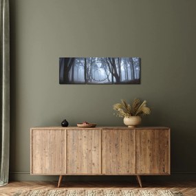 Tablou - Zi cu ploaie (cu ceas) (90x30 cm)