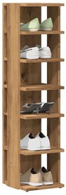 vidaXL Pantofar, stejar artizanal, 28x27x102 cm lemn prelucrat