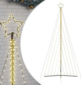 vidaXL Pom de Crăciun LED 570 LED-uri Alb Cald 399 cm