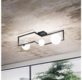 Lustră LED aplicată Ideal Lux ANGOLO 3xG9/3W/230V negru