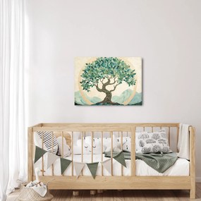 Tablou – Mozaic elegant cu arbore (70x50 cm)