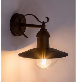 Brilagi - Aplica de exterior MOLDE 1xE27/60W/230V IP44 negru