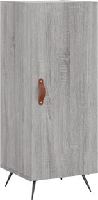 vidaXL Servantă, gri sonoma, 34,5x34x90 cm, lemn compozit
