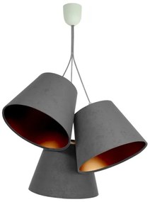 Lustră pe cablu AMBROSIA 3xE27/60W/230V