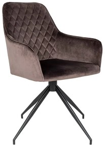 Scaun de sufragerie maro tapițat Harbo – House Nordic