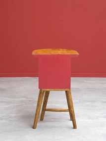 Masuta laterala, din lemn de mango, cu spatiu de depozitare, Philippe Model
