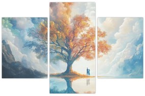 Tablou – Arborele vieții și al iubirii (90x60 cm)