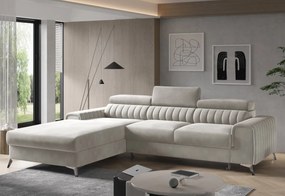 Supermobel Coltar GRAYSON, 278x92x205, velvet mat 38, stanga