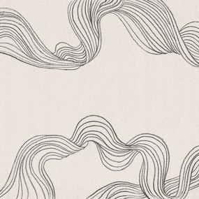 Fototapet, Stripes by Hand, Graphite, Rebel Walls