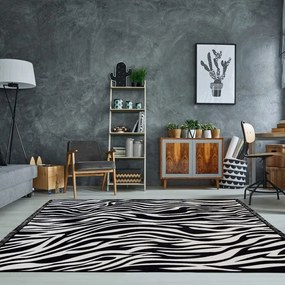 Covor lavabil cu 2 fețe Kate Louise Zebra, 120 x 180 cm
