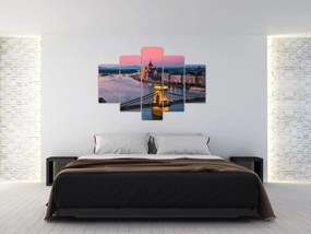 Tablou - Panorama orașului Budapesta, Ungaria (150x105 cm)