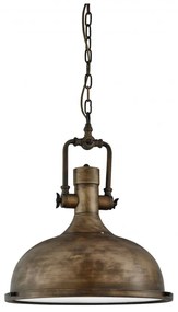 Lustra / Pendul vintage 39cm Industrial negru auriu 1322BG SRT