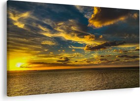 Apus de soare la mare (90x60 cm)