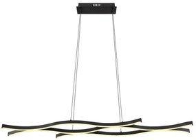 Lustră LED pe cablu GERONIMO LED/35W/230V negru Globo 67206H